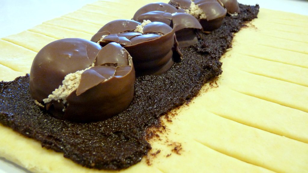 עוגת שמרים שוקולד עם קרמבו