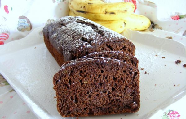 עוגת שוקולד בננה